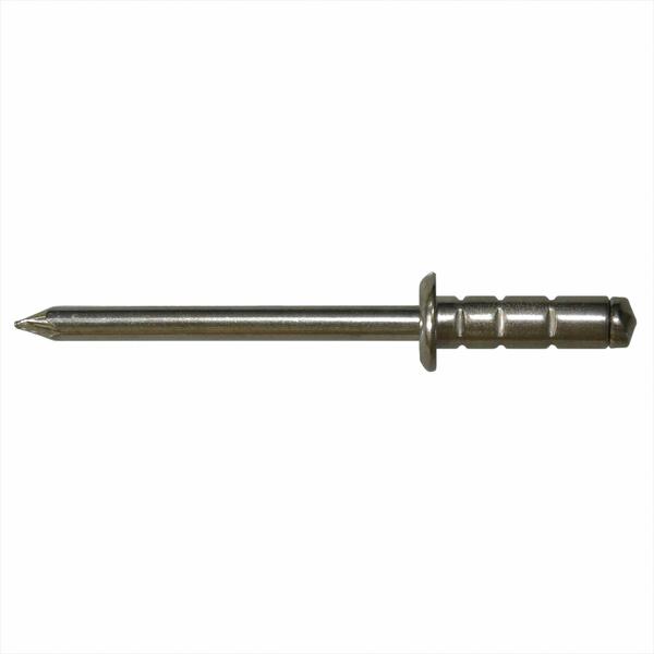 CF-GSSMD43-45SSPG GSSMD43-45SSPG, Poly-Grip Range Blind Rivet 1/8 Inch, (.125 Inch),  (.118-.315 Grip Range), Dome H